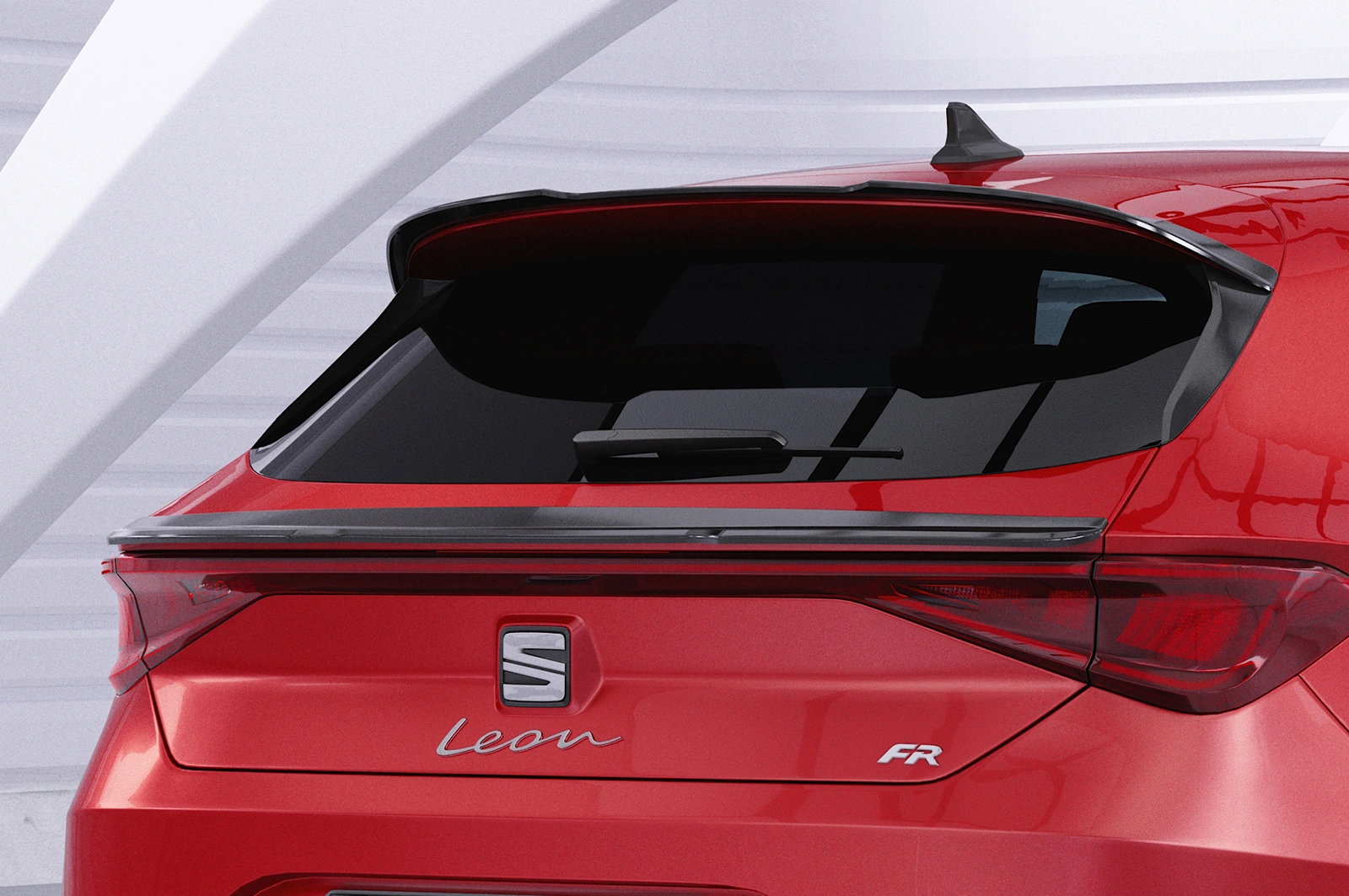 Achterspoiler Seat Leon 4 Glans Zwart van CSR Automotive (2020-)