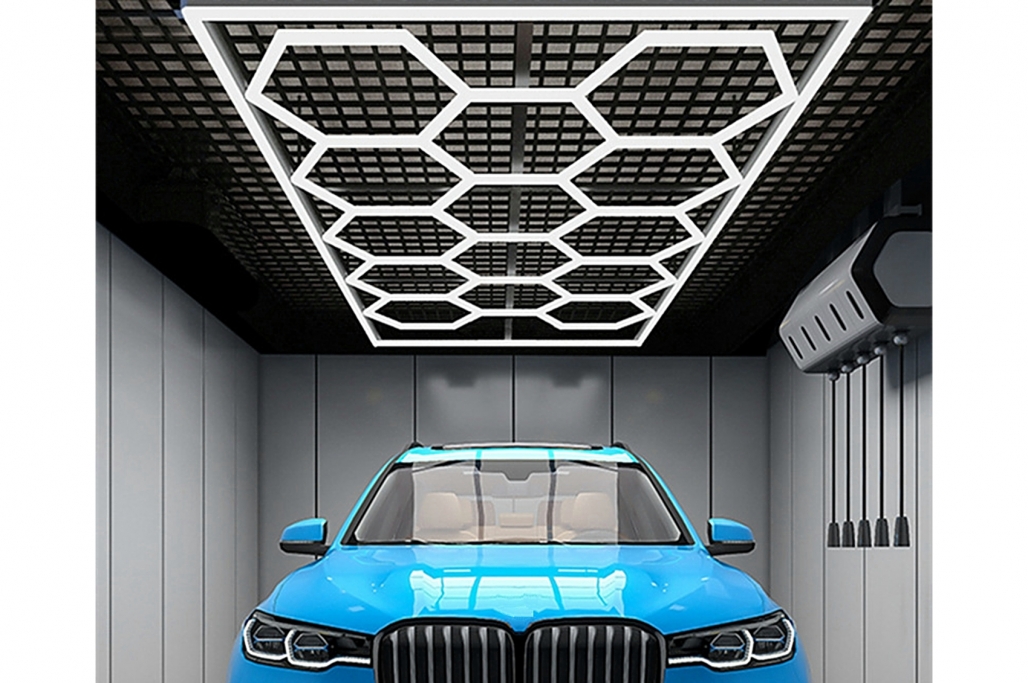 Hexagon verlichting LED paneel 2.40 x 4.80 m