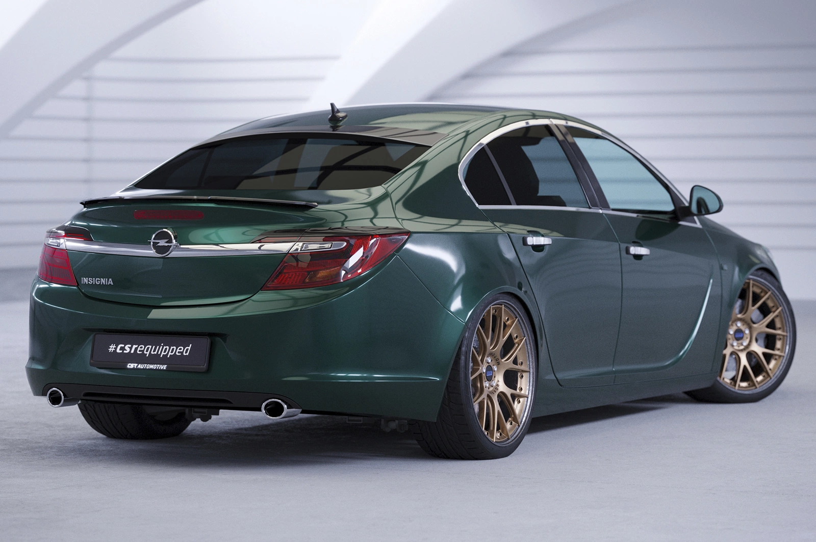 Achterspoiler Opel Insignia A glans zwart 09/2013–2017 van CSR Automotive