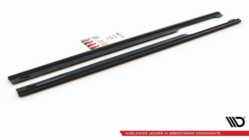 ZijSkirts Diffusers Audi A8 D4 Lang Glanzend Zwart