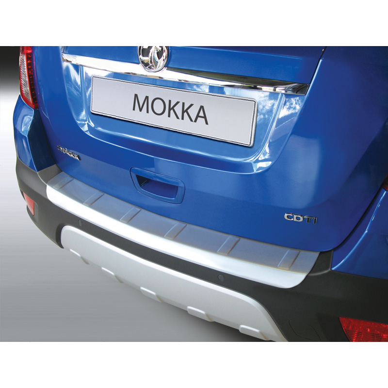 ABS Achterbumper beschermlijst  Opel Mokka 2012- Zilver.